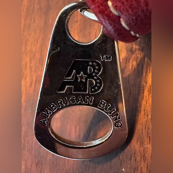 American Bling deep red western cowgirl bundle full zip wallet - Picture 5 of 9